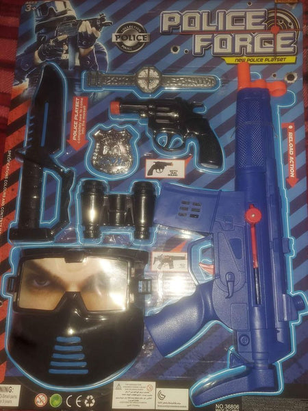 Police Force Toy Playset MP5