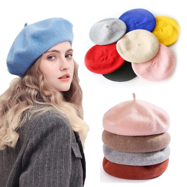 Warm French style beret