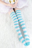 Knee high Striped Kawaii  Lolita Socks