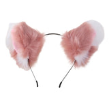 Long Furry Animal Cat Ears Headband  Kawaii Lolita Fashion