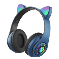 Kawaii LED Cat Ears Bluetooth Wireless Headphone