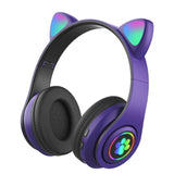 Kawaii LED Cat Ears Bluetooth Wireless Headphone