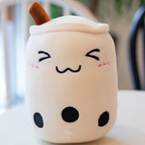 Boba Milk Bubble Tea Plush Toy Pillow kawaii