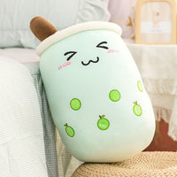 Boba Milk Bubble Tea Plush Toy Pillow kawaii