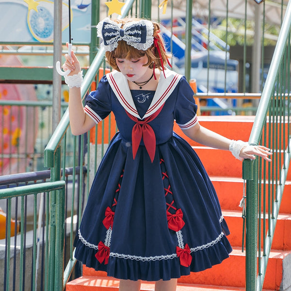 Nautical Sailor Lolita Dress