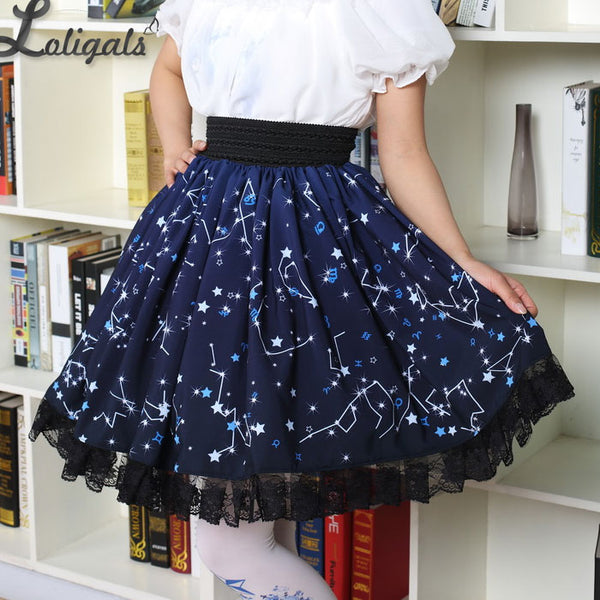 Kawaii Lolita Constellation Skirt