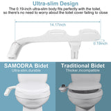 SAMODRA Bidet Attachment Ultra-Slim