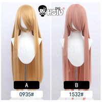 100Cm Long Staight Cosplay Wig Heat Resistant