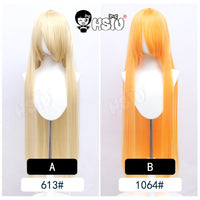 100Cm Long Staight Cosplay Wig Heat Resistant