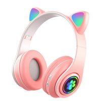 Kawaii LED Cat Ears Bluetooth Wireless Headphone