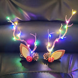 Christmas LED Light Blinking Antler Headdress