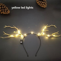 Christmas LED Light Blinking Antler Headdress