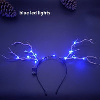 Christmas LED Light Blinking Antler Headdress