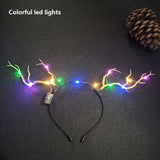 Christmas LED Light Blinking Antler Headdress