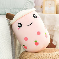 Boba Milk Bubble Tea Plush Toy Pillow kawaii