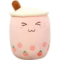 Boba Milk Bubble Tea Plush Toy Pillow kawaii