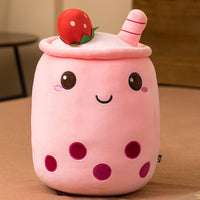 Boba Milk Bubble Tea Plush Toy Pillow kawaii