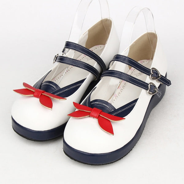 Lolita Navy Sailor cosplay shoes